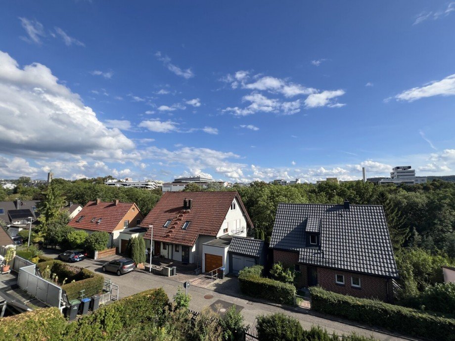 Ausblick vom Dachgeschoss Einfamilienhaus Leonberg
