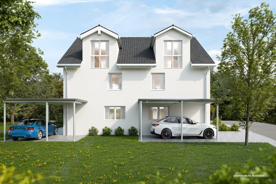 Ansicht Doppelhaush�lfte Filderstadt / Bonlanden