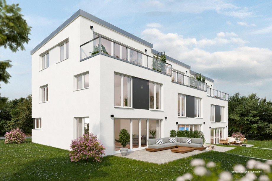 Ansicht Reihenhaus Stuttgart / Stammheim