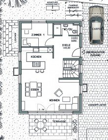 Erdgeschoss  Wohnen wo die Natur beginnt  - Sonniges EFH am Ortsrand von K�ngen