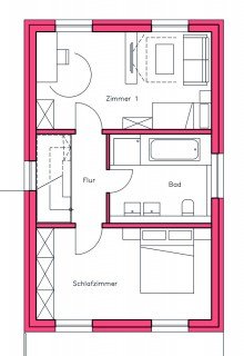Obergeschoss  Wohnen in herrlicher Randlage mit Blick in die Natur  Sonniges EFH in Weissach mit 6 gro�en Zimmern