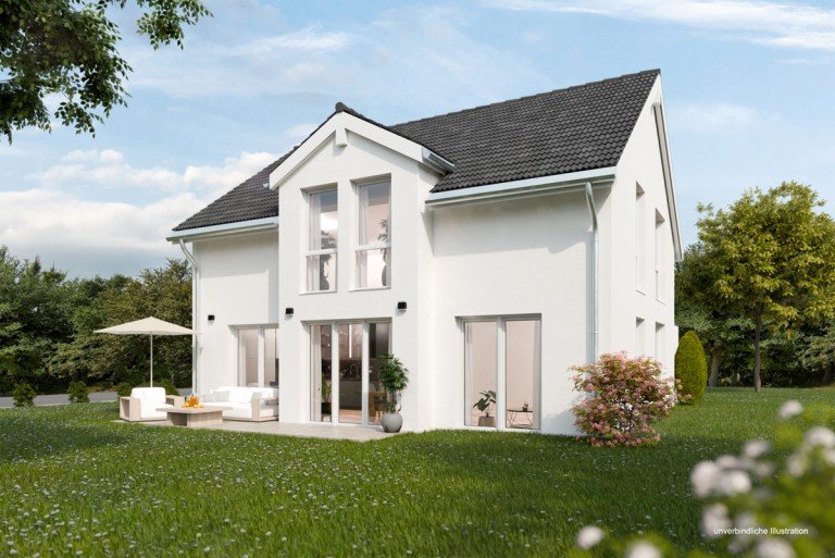 Ansicht Wurmberg Einfamilienhaus Ein Zuhause f�r die ganze Familie - modernes EFH mit sonnigem Garten in reizvoller Lage von Wurmberg