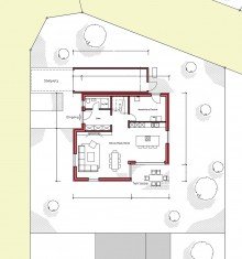 Lageplan  Sehr gro�z�giges und modernes Wohnen in herrlicher Randlage von Herrenberg  Stilvolles EFH