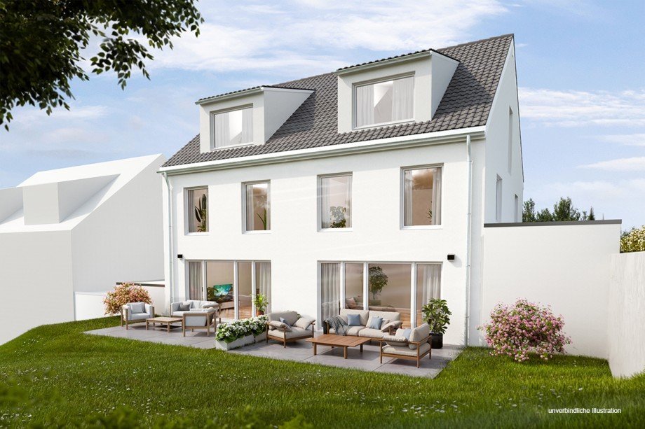 Ansicht Doppelhaush�lfte Ostelsheim
