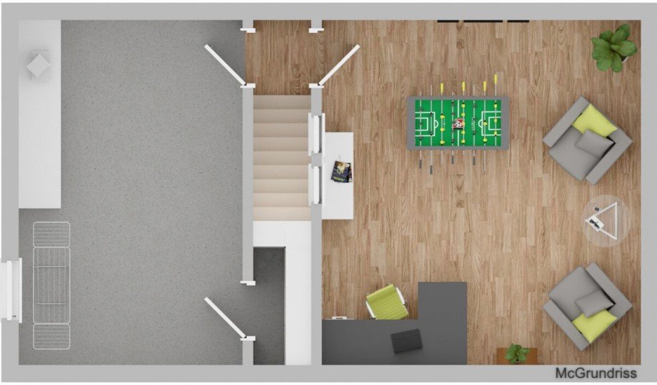 Untergeschoss Reiheneckhaus Ditzingen