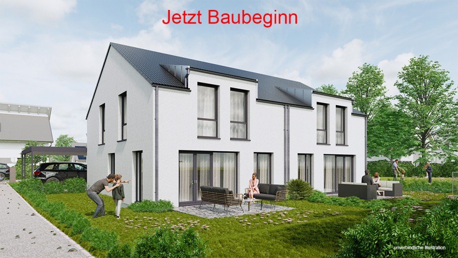 Ansicht Doppelhaush�lfte G�rtringen