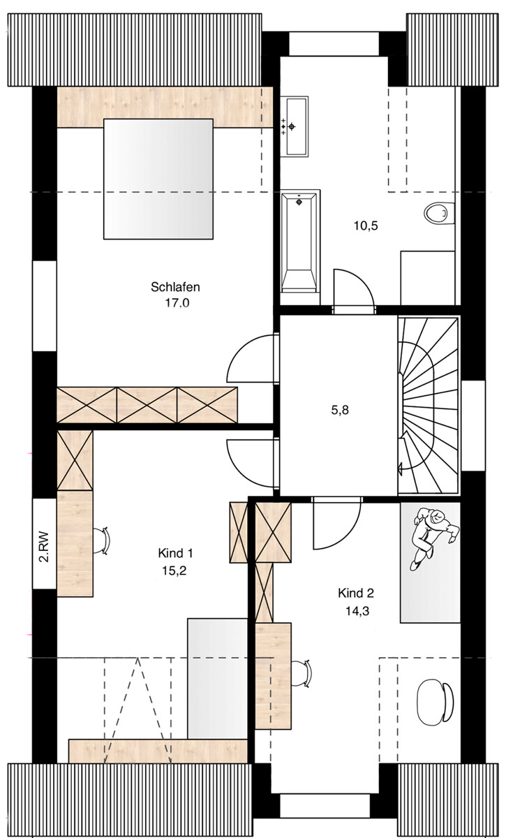 Dachgeschoss Einfamilienhaus Aichtal / Gr�tzingen
