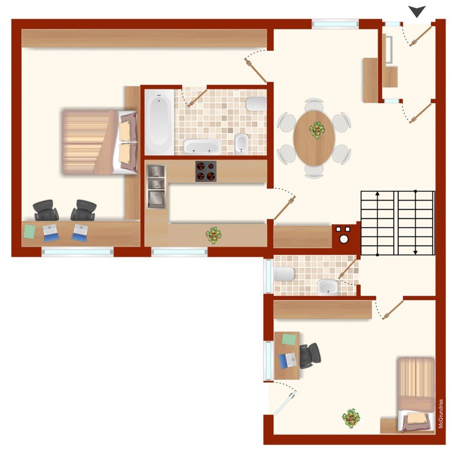 Erdgeschoss Einfamilienhaus Sch�naich