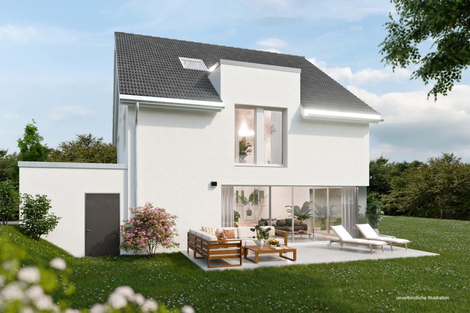 Ansicht Einfamilienhaus Stuttgart Zuffenhausen
