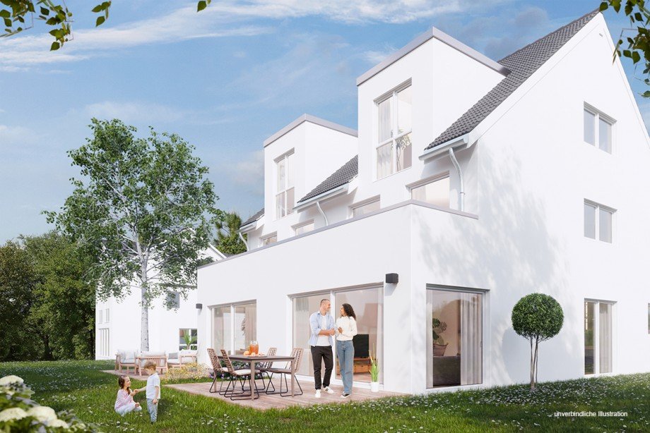 Ansicht Doppelhaush�lfte Stuttgart / M�hringen