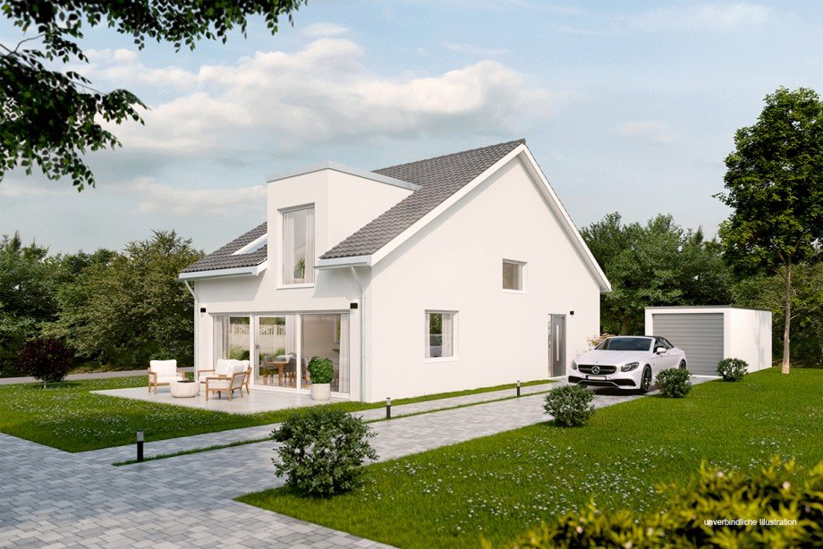 Ansicht Einfamilienhaus Aichtal / Gr�tzingen