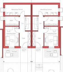 Gartengeschoss JETZT Rohbau besichtigen!  Wohnen in idyllischer Randlage  Sehr gro�z�gige und helle DHH in Weissach