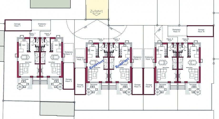 Lageplan Doppelhaush�lfte Weil im Sch�nbuch / Breitenstein