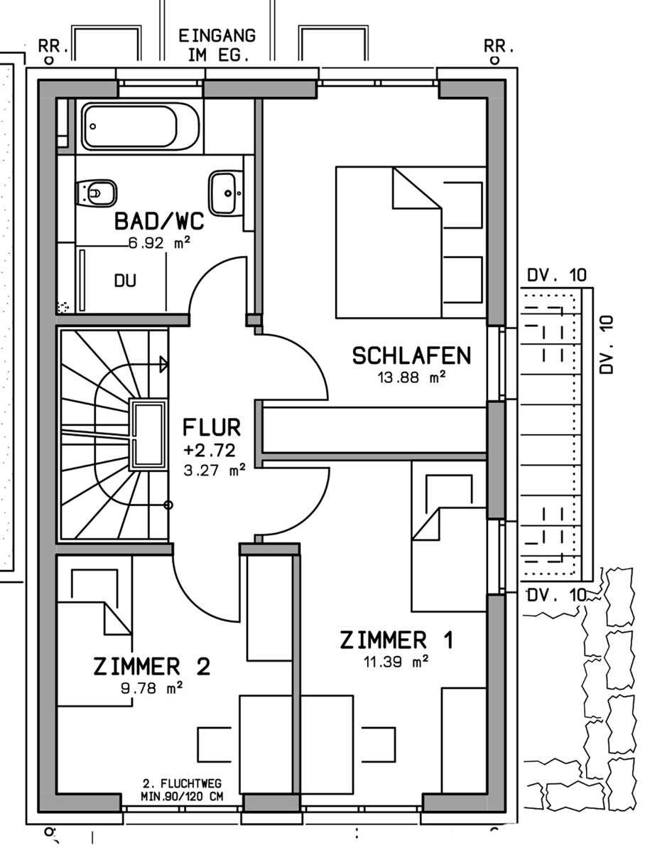 Obergeschoss Einfamilienhaus Herrenberg / Affst�tt