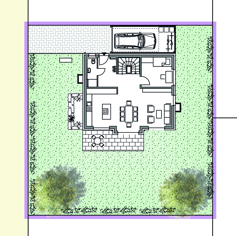 Lageplan Einfamilienhaus Wurmberg