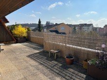 Dachterrasse Penthouse-Traum in Sindelfingen: Ger�umige 2-Zimmer-Wohnung,
EBK und Dachterrasse mit Aussicht