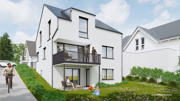 Ansicht Ostelsheim Einfamilienhaus In TOP AUSSICHTSLAGE: Modernes Wohnen f�r die ganze Familie Hochwertiges EFH in Ostelsheim