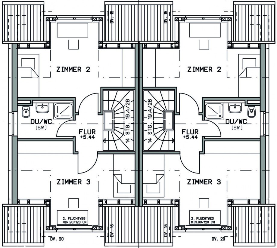 Dachgeschoss Doppelhaush�lfte Filderstadt / Bonlanden