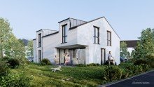 Ansicht  Sehr gro�z�giges und modernes Wohnen in herrlicher Randlage von Herrenberg  Stilvolles EFH
