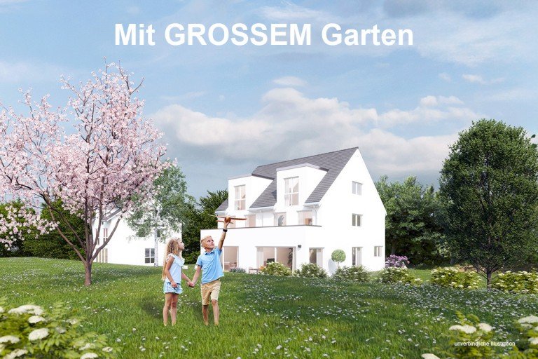 Ansicht Stuttgart / M�hringen Doppelhaush�lfte Offene Bes. am Sa. 18.4. von 14-15 Uhr: Ein Traum f�r junge Familien Moderne DHH mit gro�em Garten