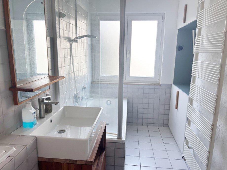 Tageslichtbad Erdgeschosswohnung Stuttgart / Obert�rkheim