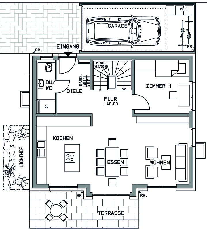 Erdgeschsoss Einfamilienhaus Wurmberg