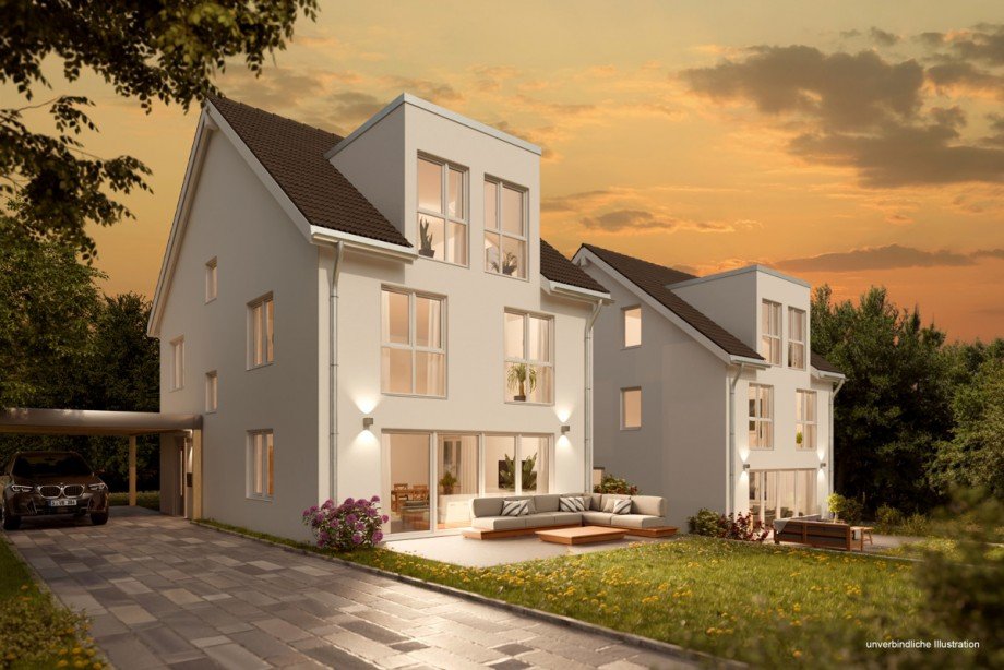 Ansicht Einfamilienhaus Stuttgart / Feuerbach