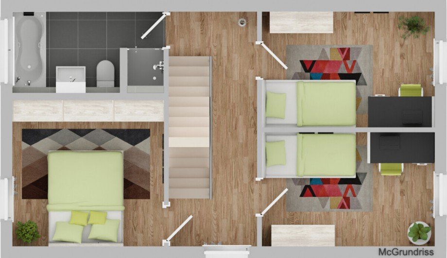 Obergeschoss Reiheneckhaus Ditzingen