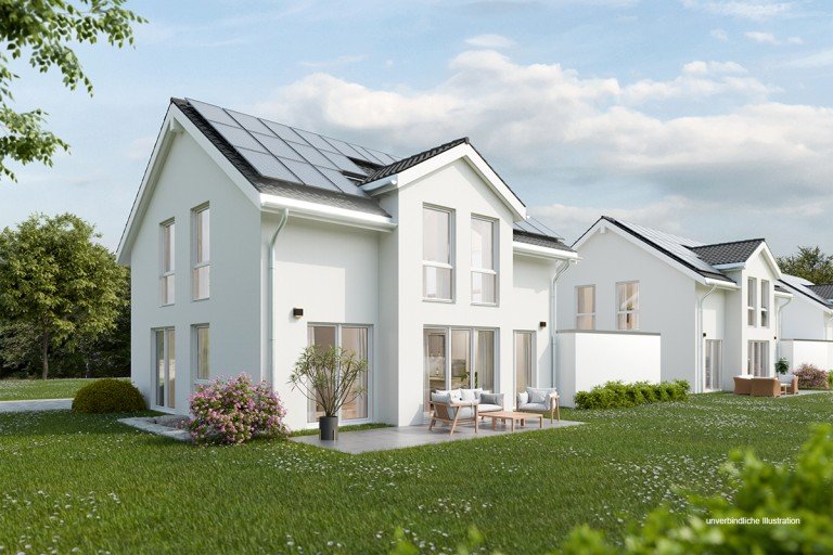 Ansicht Lichtenwald / Thomashardt Einfamilienhaus Herrliches Wohnen in ruhiger Randlage von Thomashardt Es entstehen 3 attraktive und sonnige EFH