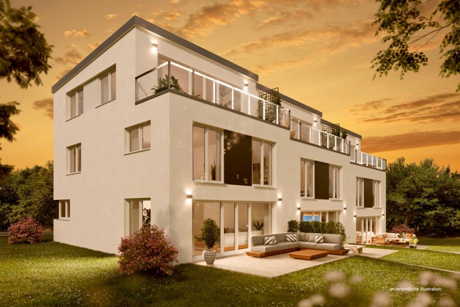 Ansicht Reihenhaus Stuttgart / Stammheim