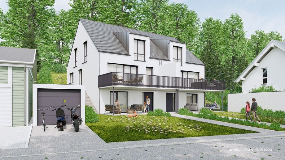 Ansicht Doppelhaush�lfte Aidlingen / Deufringen