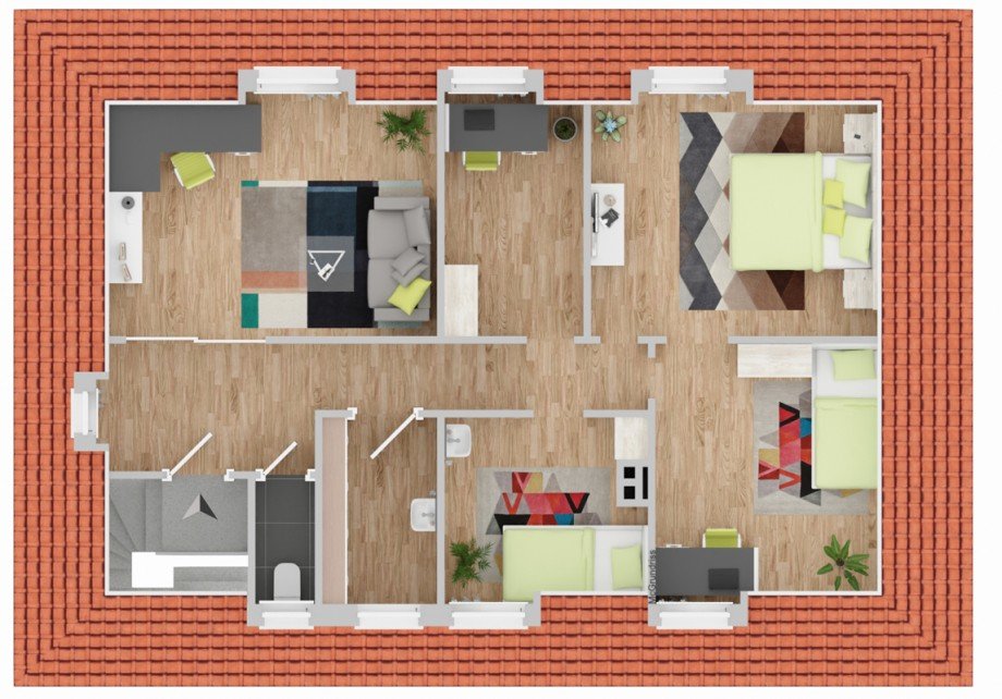 Dachgeschoss Zweifamilienhaus Stuttgart / Sonnenberg