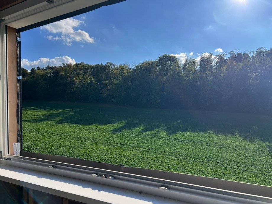 Aussicht vom Dachgeschoss Doppelhaush�lfte Weissach
