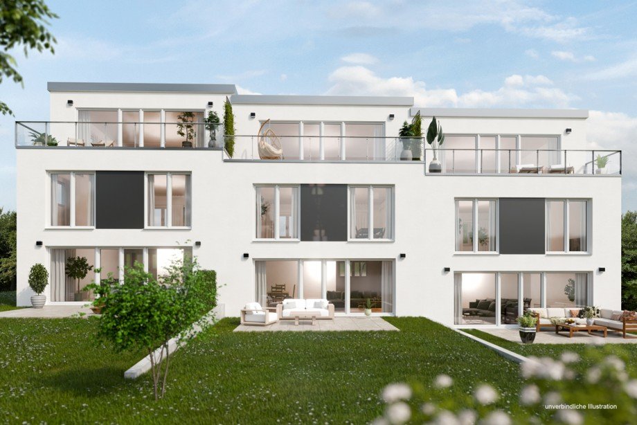 Ansicht Reihenhaus Stuttgart / Stammheim