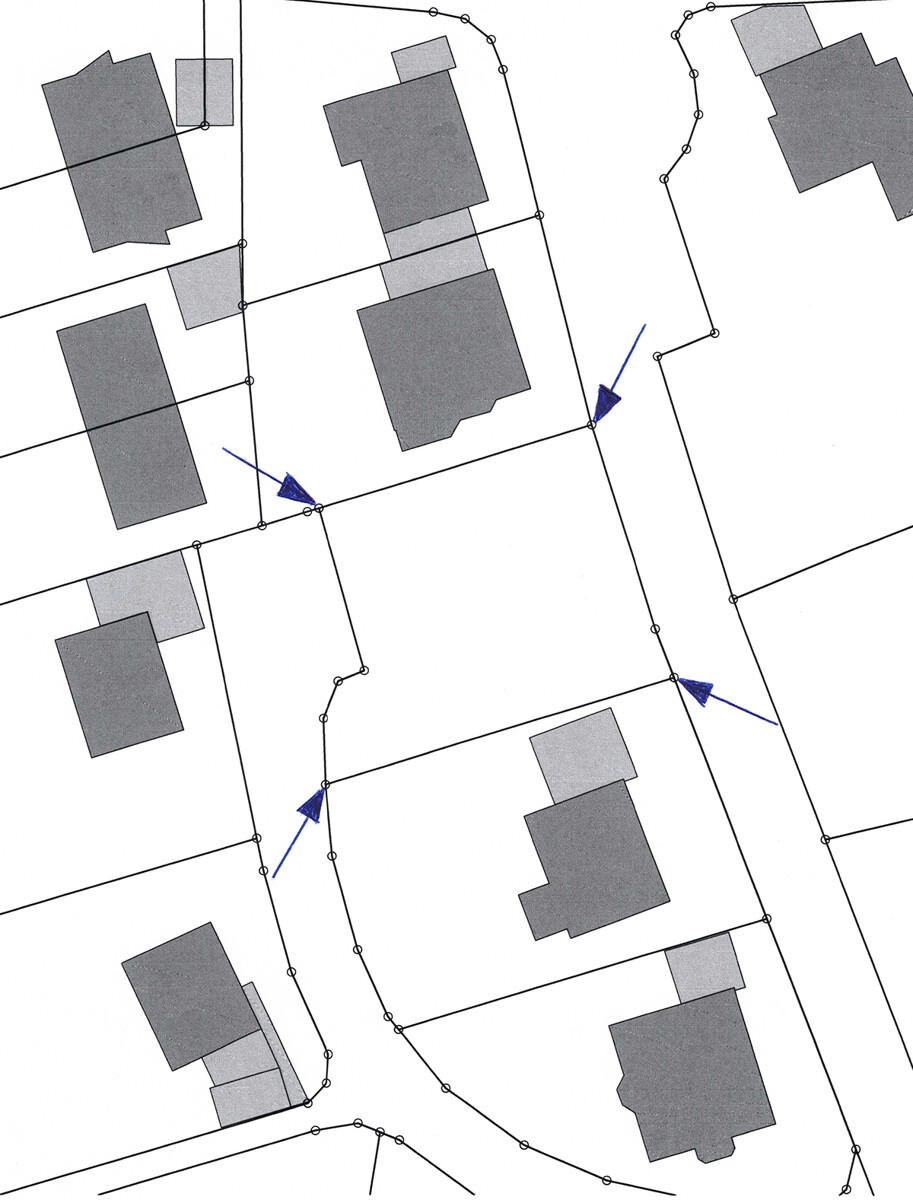 Lageplan Grundst�ck �berlingen / H�dingen