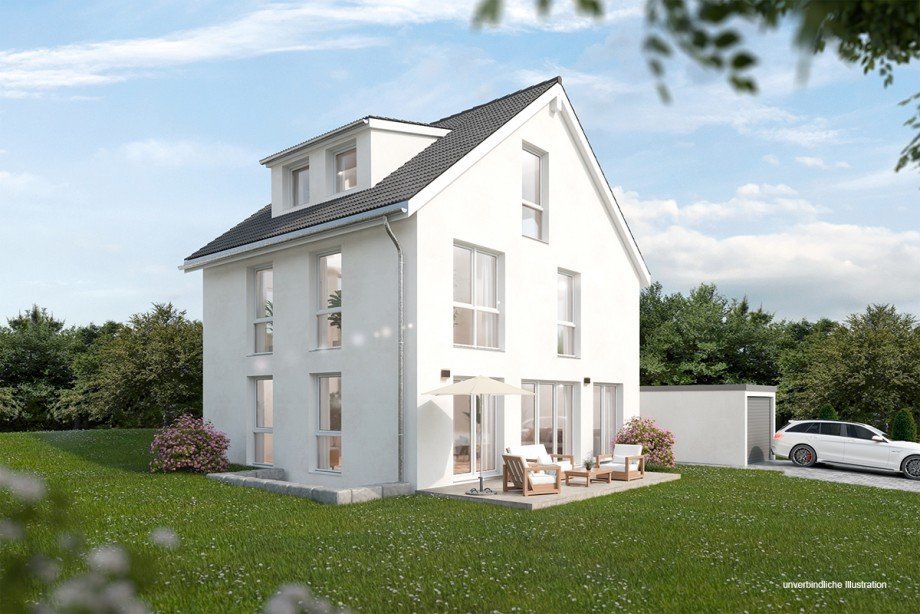 Ansicht Einfamilienhaus Holzgerlingen