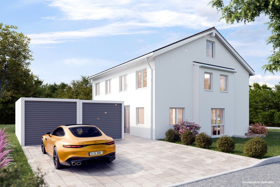 Ansicht Doppelhaush�lfte Leinfelden-Echterdingen / Musberg