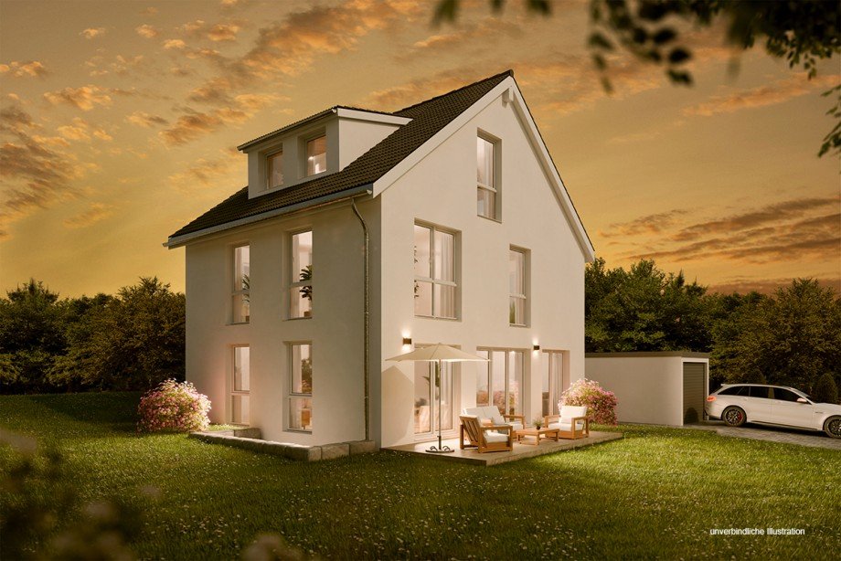 Ansicht Einfamilienhaus Holzgerlingen