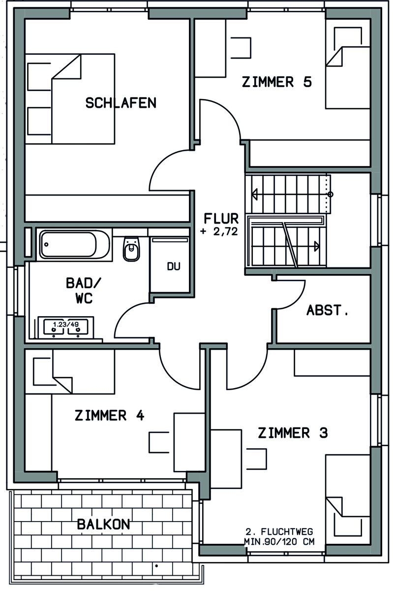 Obergeschoss Einfamilienhaus Sindelfingen / Maichingen
