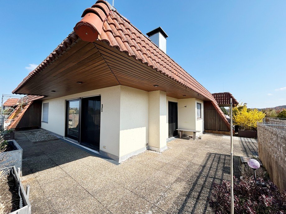 S�d-Westdachterrasse Penthousewohnung Sindelfingen