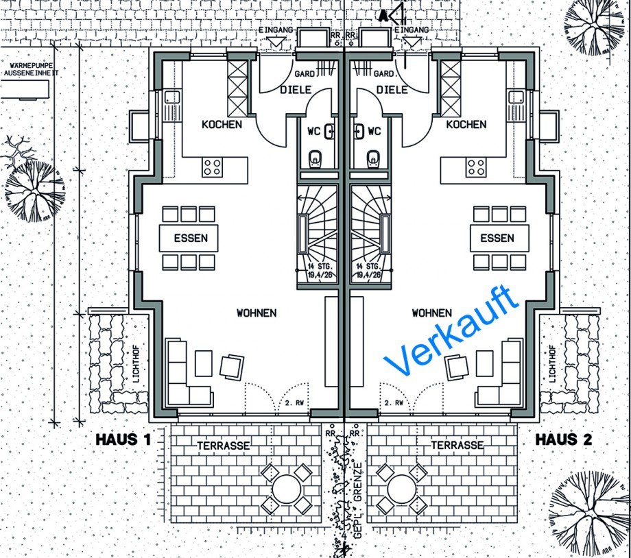 Erdgeschoss Doppelhaush�lfte Leinfelden-Echterdingen / Musberg