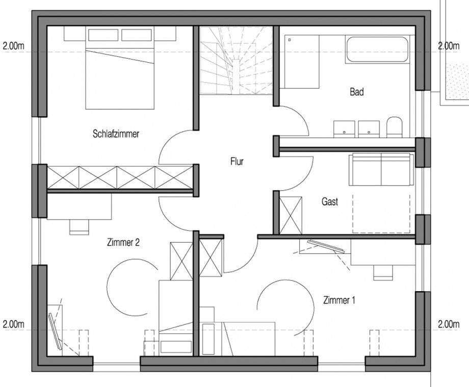 Dachgeschoss Einfamilienhaus Affalterbach
