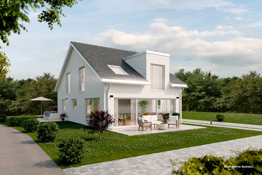 Ansicht Einfamilienhaus Aichtal / Gr�tzingen