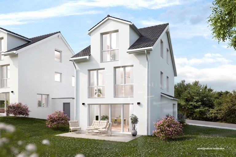 Ansicht Herrenberg / Affst�tt Einfamilienhaus Ihr Familiengl�ck in Herrenberg-Affst�tt - gro�z�giges EFH mit viel Platz und Sonnengarten