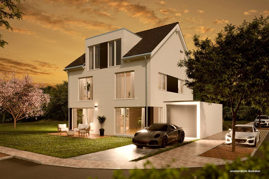 Ansicht Einfamilienhaus Renningen / Malmsheim