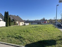 Blick auf den Bauplatz Ihr neues Zuhause in G�rtringen - moderne und hochwertige DHH mit viel Platz