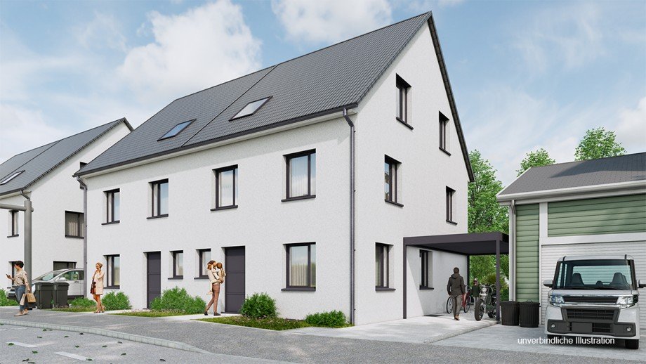Ansicht Doppelhaush�lfte Stuttgart / M�hringen