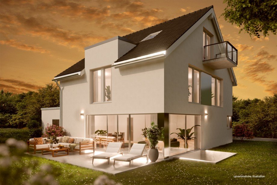 Ansicht Einfamilienhaus Stuttgart Zuffenhausen