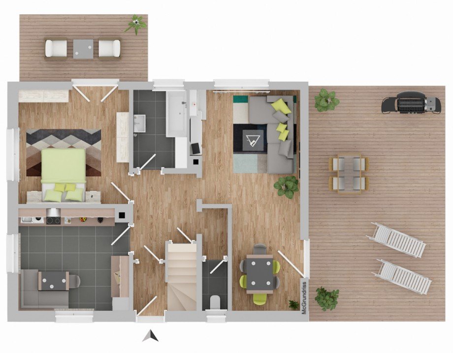 Erdgeschoss Einfamilienhaus Renningen / Malmsheim
