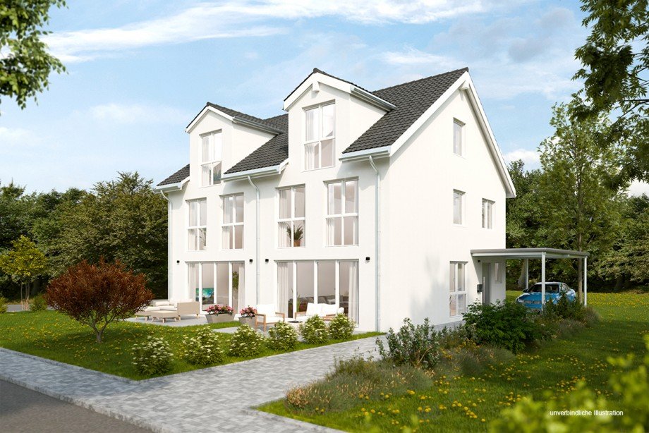 Ansicht Doppelhaush�lfte Filderstadt / Bonlanden